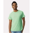 thumbnail image 1 of Gildan Cotton Tee Shirt for Mens Slimmer Body Lightweight Casual Crew Neck T-Shirt for Men - Mint Green - M, 1 of 1