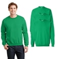 thumbnail image 1 of Gildan Crewneck Sweatshirt for Men’s Pack of 3 Irish Green Casual Fleece Long Sleeve Sweater | Heavy Blend 50/50 Cotton/polyester Size – Medium, 1 of 5