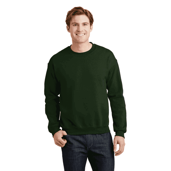 Gildan Crewneck Sweatshirt for Unisex Casual Long Sleeve Durable Forest Sweatshirt 8oz 50/50 Cotton/Polyester, 2XL