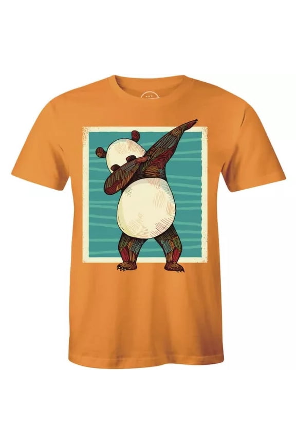 Dabbing Panda T-Shirt Funny Dancing Panda Dab Dance T-Shirt