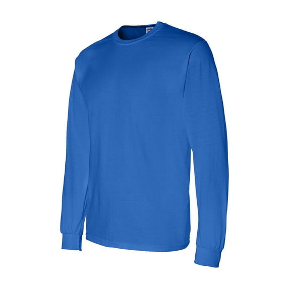 Gildan - DryBlend 50/50 Long Sleeve T-Shirt - 8400 - Royal - Size: L