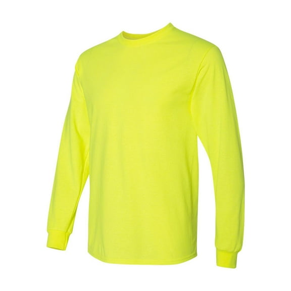 Gildan - DryBlend 50/50 Long Sleeve T-Shirt - 8400 - Safety Green - Size: 2XL