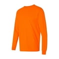 thumbnail image 1 of Gildan - DryBlend 50/50 Long Sleeve T-Shirt - 8400 - Safety Orange - Size: S, 1 of 3