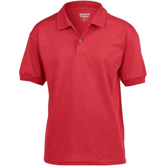 Gildan DryBlend Childrens Jersey Polo Shirt (Pack of 2)