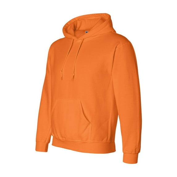 Gildan - DryBlend Hooded Sweatshirt - 12500 - Safety Orange - Size: L