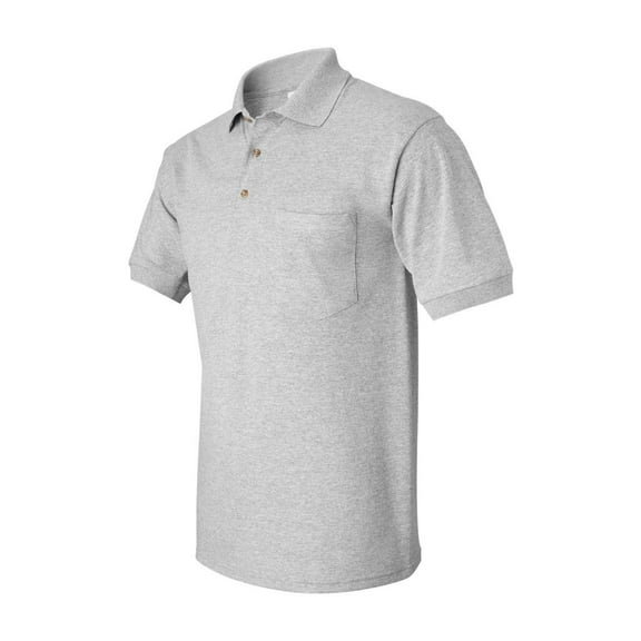 Gildan - DryBlend Jersey Pocket Polo - 8900 - Sport Grey - Size: S