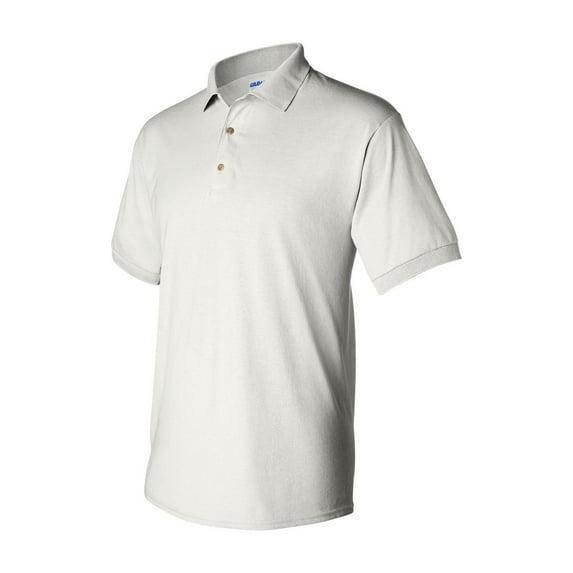 Gildan - DryBlend Jersey Polo - 8800 - White - Size: 4XL