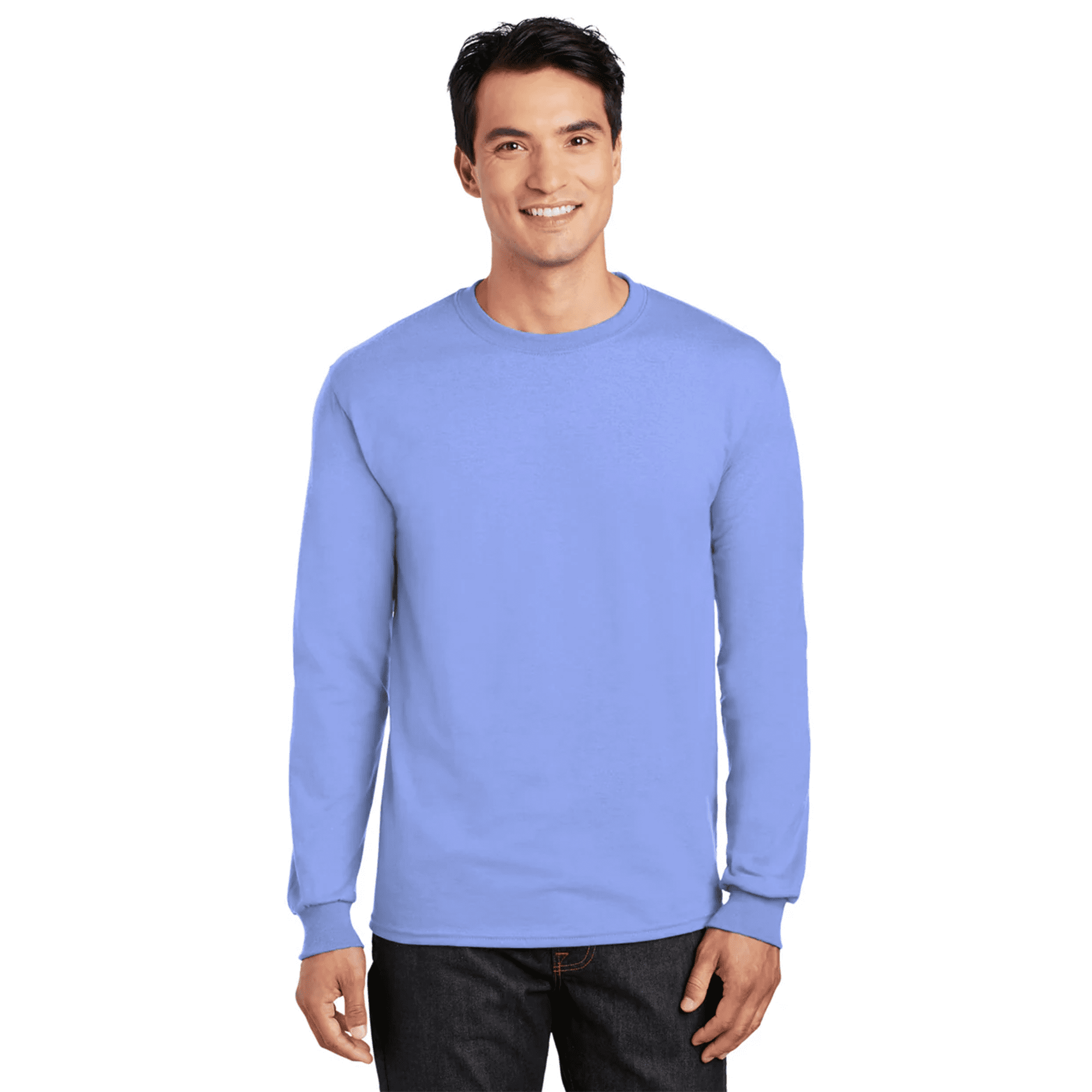 Gildan T-Shirt DryBlend Classic Uomo, (Carolinablue, L