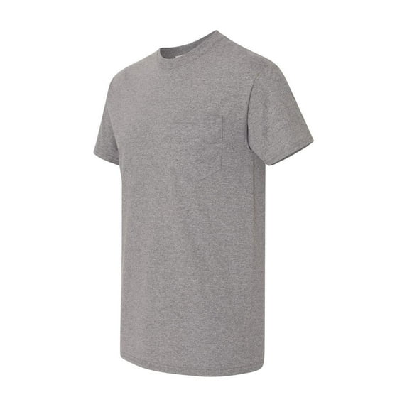 Gildan - DryBlend Pocket T-Shirt - 8300 - Graphite Heather - Size: S