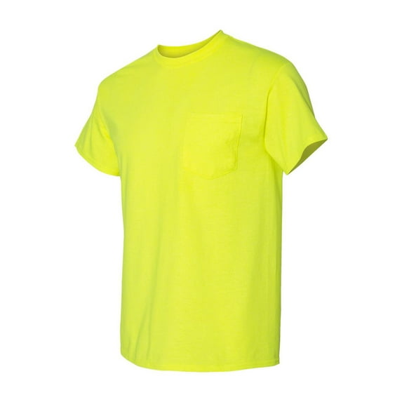 Gildan - DryBlend Pocket T-Shirt - 8300 - Safety Green - Size: M