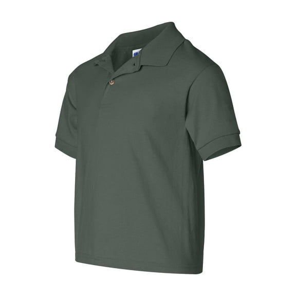 Gildan - DryBlend Youth Jersey Polo - 8800B - Forest Green - Size: S