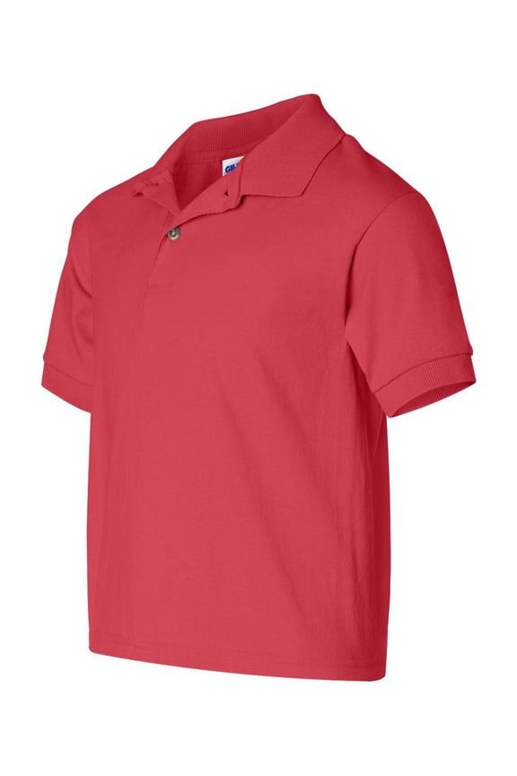 - DryBlend Youth Jersey Polo - 8800B - Red - Size: M