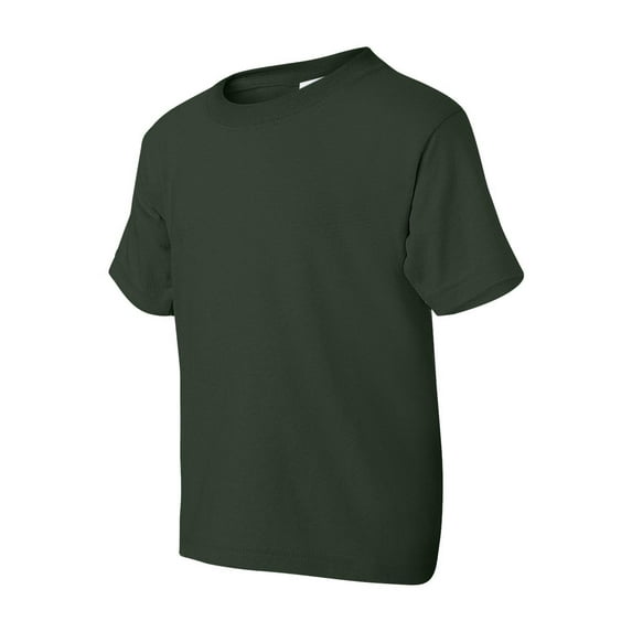 Gildan - DryBlend Youth T-Shirt - 8000B - Forest Green - Size: M