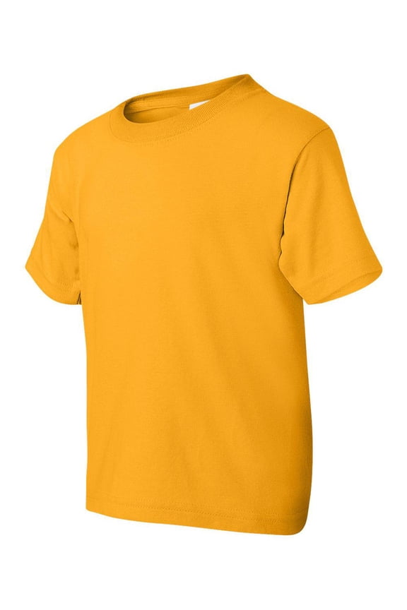 - DryBlend Youth T-Shirt - 8000B - Gold - Size: M