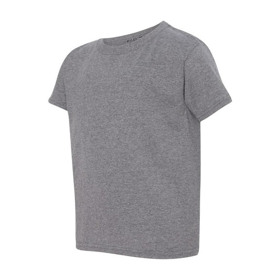 Gildan - DryBlend Youth T-Shirt - 8000B - Graphite Heather - Size: S