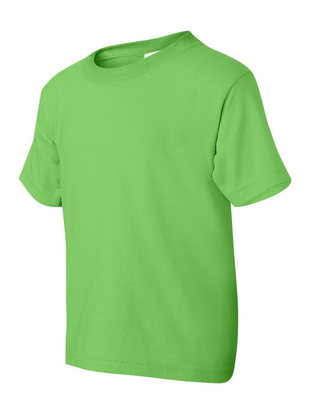 Gildan 8000B Youth DryBlend 50 Cotton/50 Poly T-Shirt - Kelly Green - L