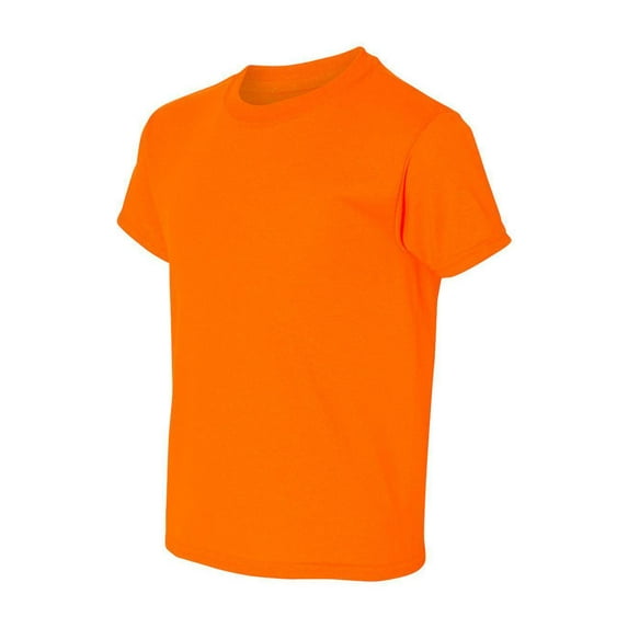Gildan - DryBlend Youth T-Shirt - 8000B - Safety Orange - Size: S
