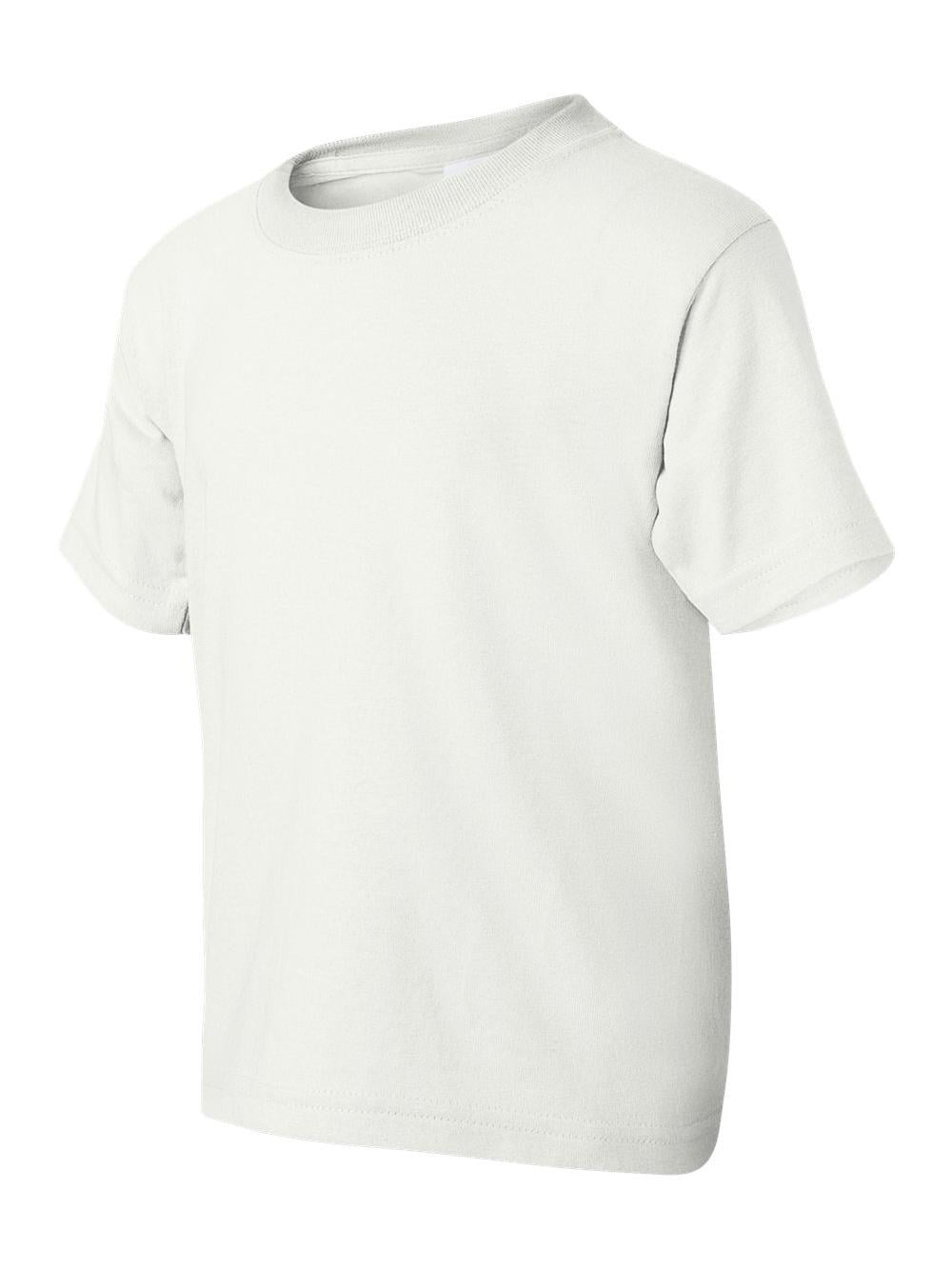 - DryBlend Youth T-Shirt - 8000B - White - Size: XS