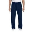 thumbnail image 1 of Gildan G123 DryBlend Open Bottom Sweatpant, XL, Navy, 1 of 1