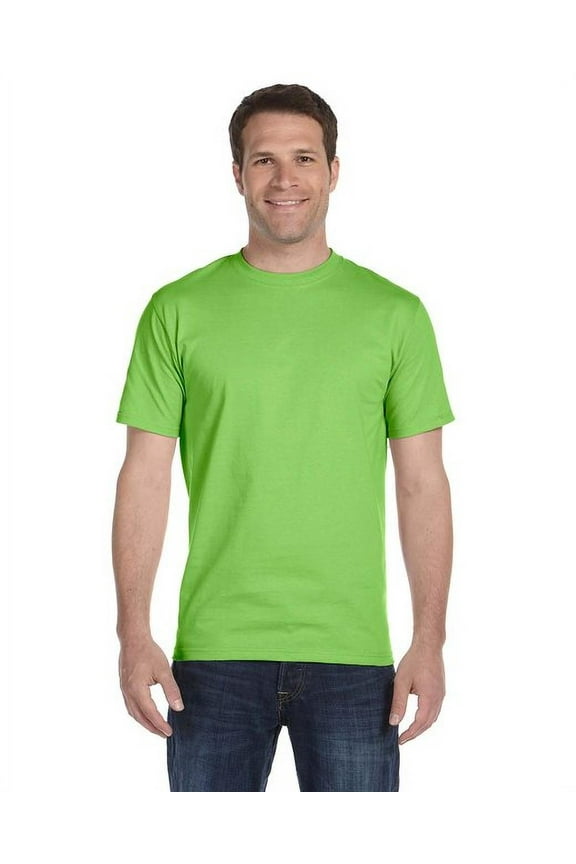 The Gildan Adult DryBlend 56 oz, 50/50 T-Shirt - LIME - XL