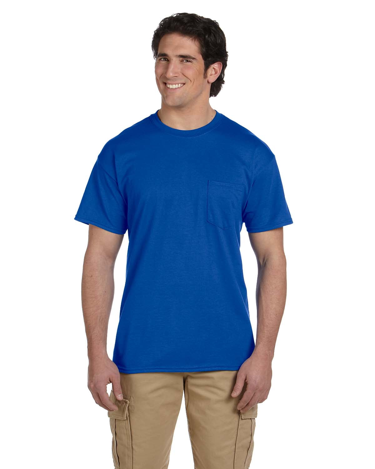 Gildan Men\'s Dryblend Double Needle 7/8 Inch Collar T-Shirt, Style G8300