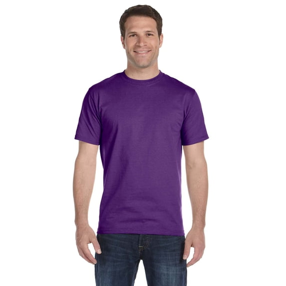 The Gildan Adult DryBlend 56 oz, 50/50 T-Shirt - PURPLE - M