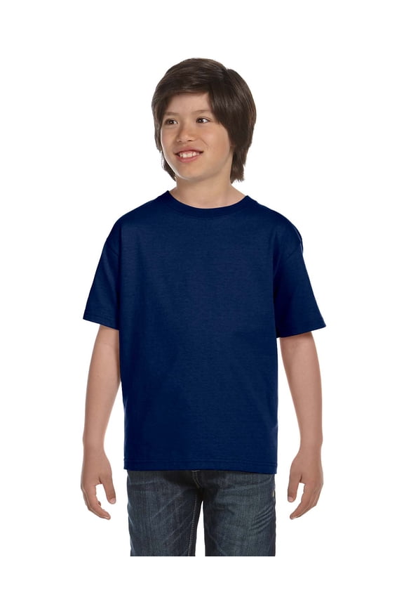 Dryblend Youth Tee , 8000B , Navy , X-Small