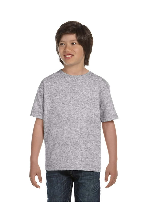 Dryblend Youth Tee , G800B , Sport Grey , Medium