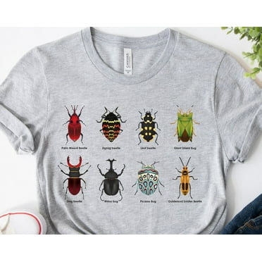 Gildan Forestcore Beetle Tee With Insect Collector Design, Nature Inspired Entomology Shirt For Bug And Science Enthusiasts, S-5XL Shirt