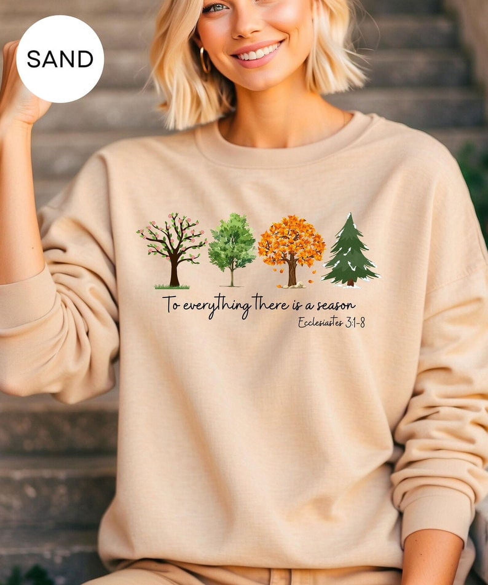 Gildan Four Seasons Tree, Spring Summer Autumn Winter, Nature Outfit ...