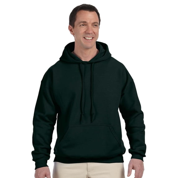 Gildan G125 DryBlend Men's Hoodies -Forest Green-2X-Large