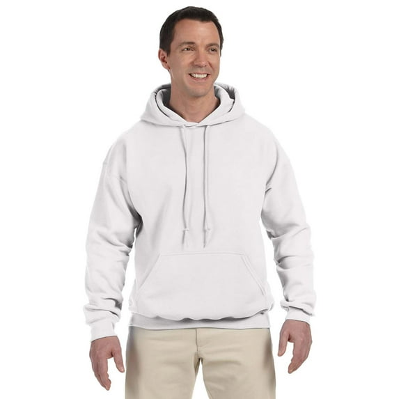 Gildan G125 DryBlend Men's Hoodies -White-Small
