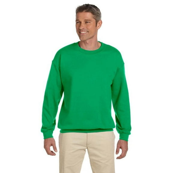 The Gildan Adult Heavy Blend 8 oz, 50/50 Fleece Crew - IRISH GREEN - XL