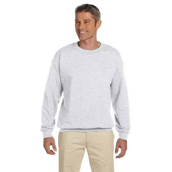 The Gildan Adult Heavy Blend 8 oz, 50/50 Fleece Crew - ASH - XL
