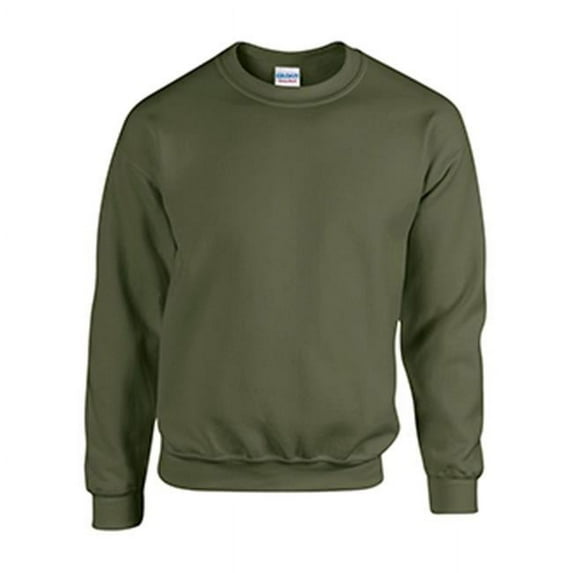 Gildan G18000 Heavy Blend Adult Crewneck Sweatshirt - Military Green - Small