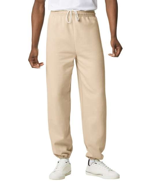 Gildan Heavy Blend Jogger Sweatpants Elastic Waistband Cuffs 18200 Ash Size S Walmart