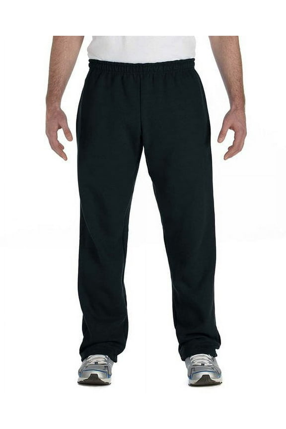 G184 Adult Heavy Blend Adult 50/50 Open-Bottom Sweatpant