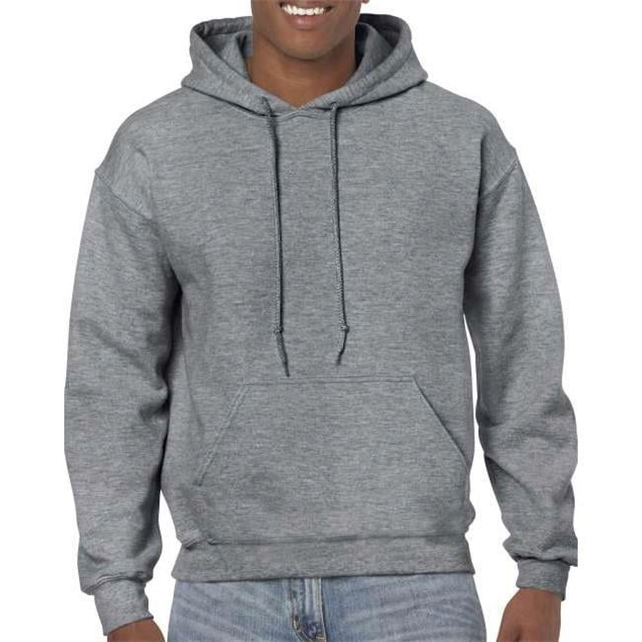 Felpa con cappuccio Gildan 18500 Dark Heather, Felpa