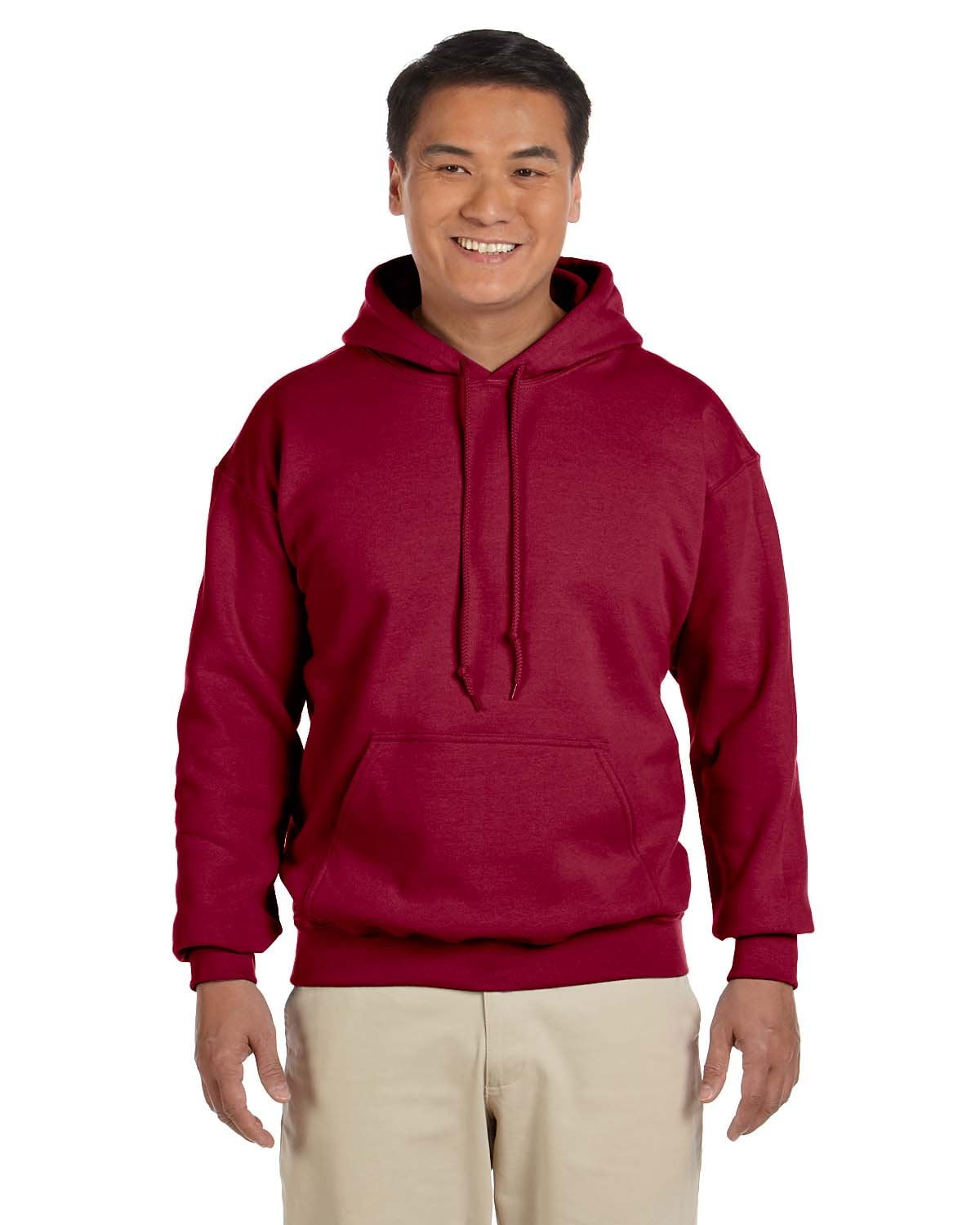 Gildan Activewear Men's Heavy Blend Crewneck Sweatshirt, 5XL, Red