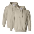 thumbnail image 1 of Gildan Mens Heavy Blend Hooded Sweatshirt, 2XL, Sand (Pack of 2) 2 Sand, 1 of 1