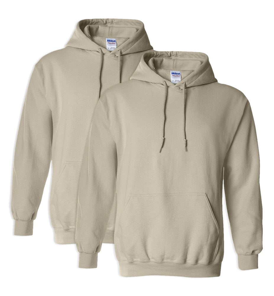 Gildan G185 Adult Heavy Blend™ 8 oz., 50/50 Pullover Hooded Sweatshirt -  SAND - XL