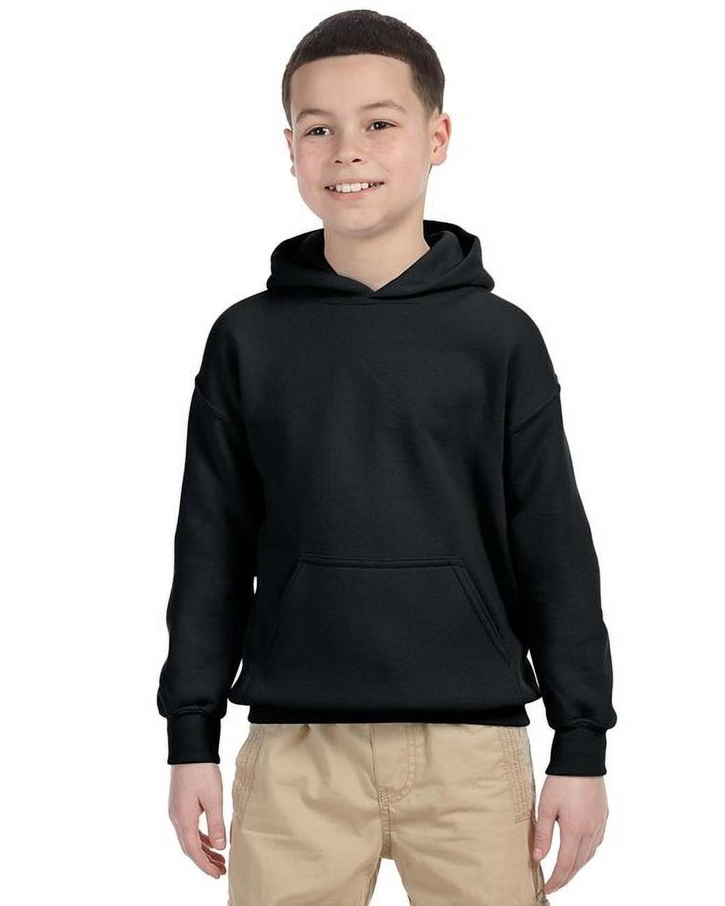 Gildan G185B Youth Heavy Blend 8 oz., 50/50 Hooded Sweatshirt - Walmart.com