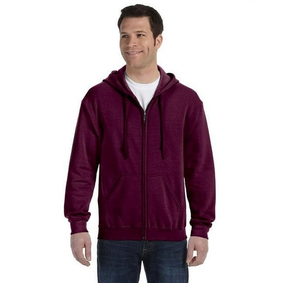 Gildan G186 Adult Heavy Blend 8 oz., 50/50 Full-Zip Hooded Sweatshirt