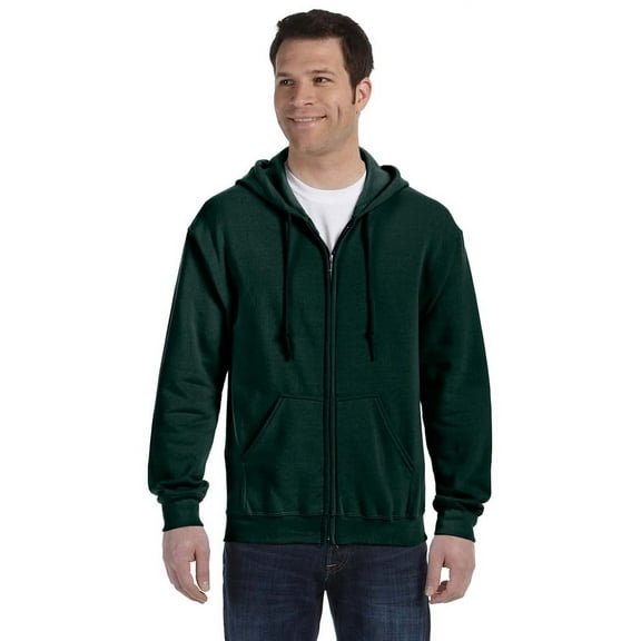 Gildan G186 HeavyBlend Men's Full-Zip Hood -Forest Green-3X-Large