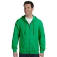thumbnail image 1 of Gildan G186 HeavyBlend Men's Full-Zip Hood -Irish Green-Large, 1 of 2