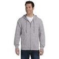 thumbnail image 1 of Gildan G186 HeavyBlend Men's Full-Zip Hood -Sport Grey-5X-Large, 1 of 2