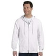 thumbnail image 1 of Gildan G186 HeavyBlend Men's Full-Zip Hood -White-5X-Large, 1 of 2