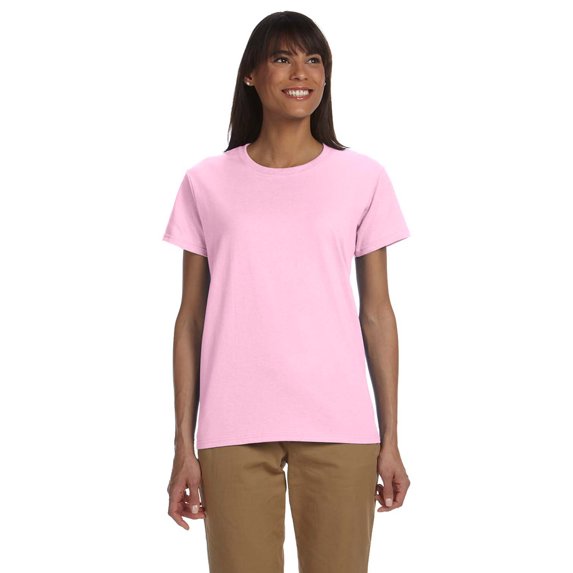 Gildan G200L Ultra Cotton Ladies T-Shirt -Light Pink-Medium