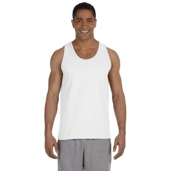 Gildan G220 Ultra Cotton Tank -White-X-Large
