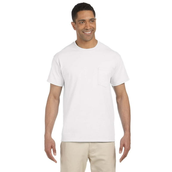 Gildan G230 Adult Ultra Cotton 6 Oz. Pocket T-Shirt, Pack Of 10
